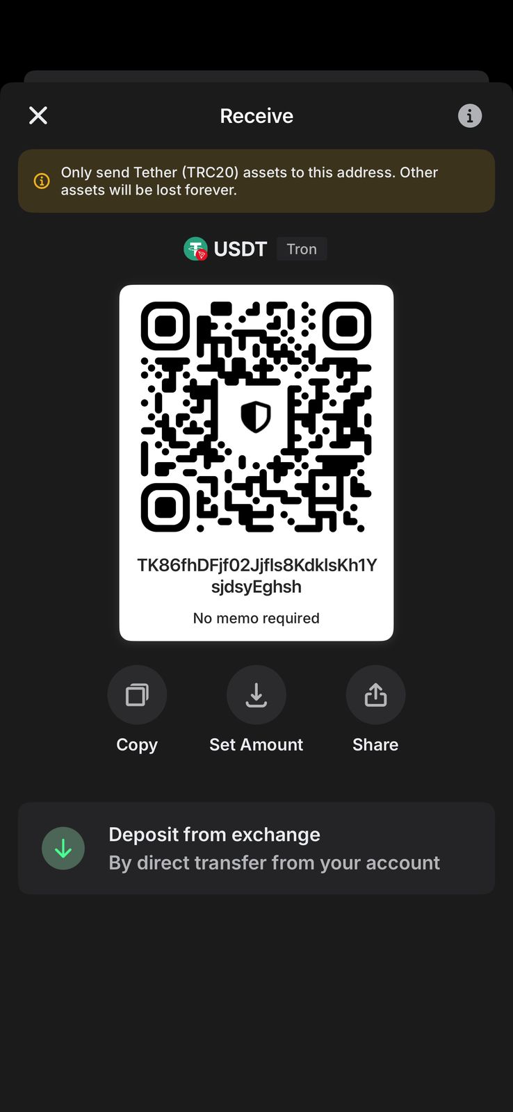 Trust Wallet Receive